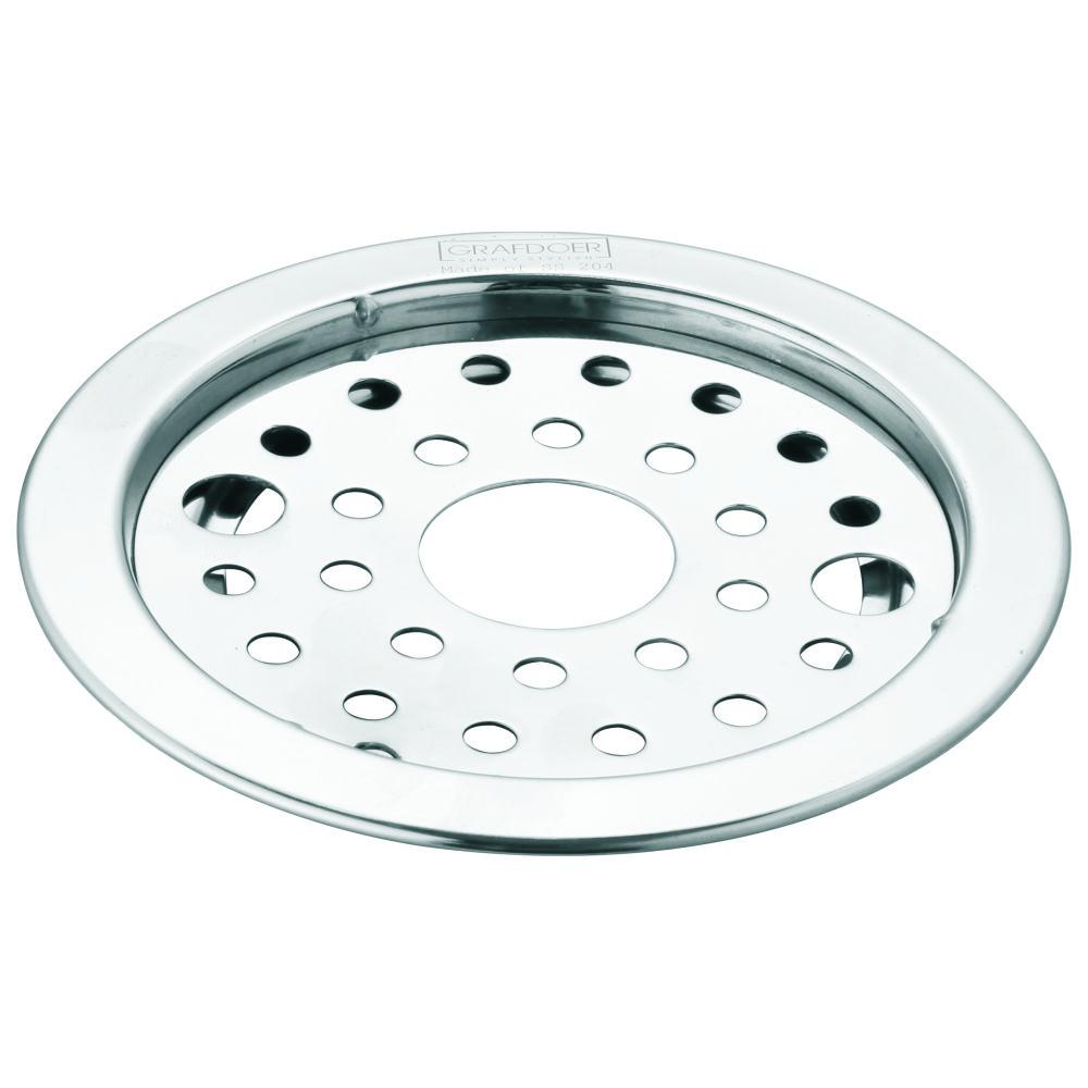 Round Drainer with Lock SS 204, 5”(Plain/Hole)